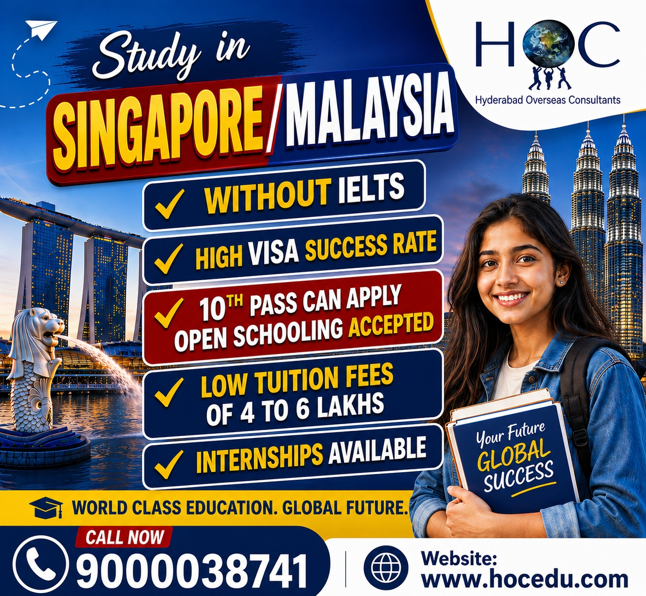 abroad studies education Consultants Begumpet 